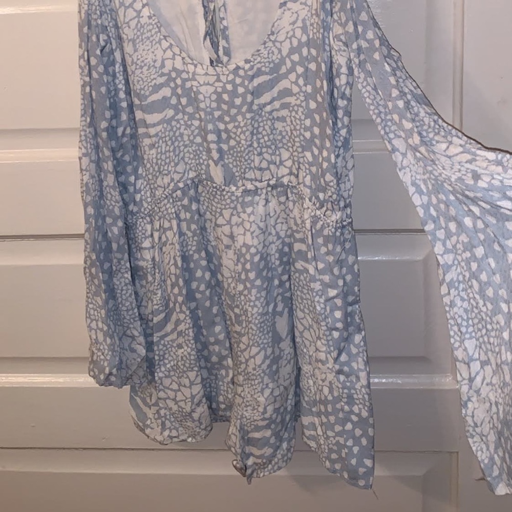 Light Blue Romper - Picture 2 of 3